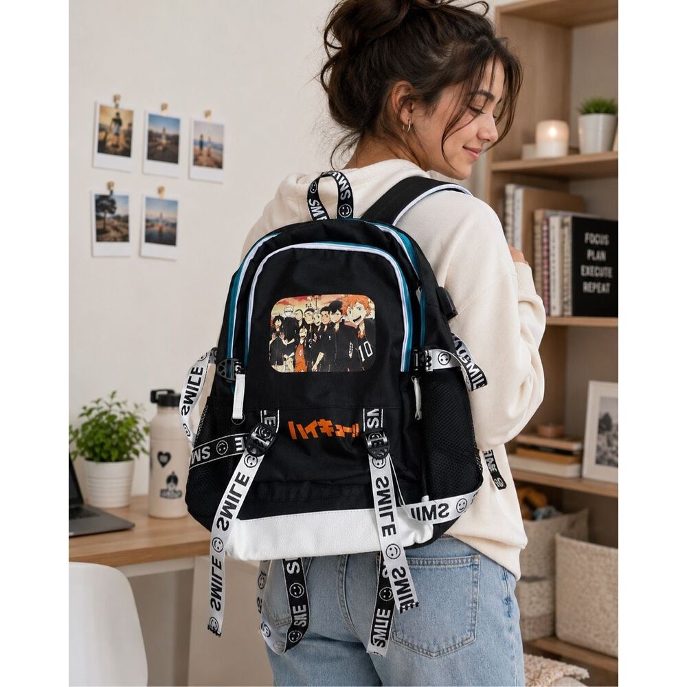 Kinouchi 1975 Limited Edition Anime Haikyuu Backpack